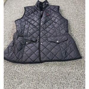 Polo Ralph Lauren Corduroy Trim Quilted Vest Men's Size 2XL Blue